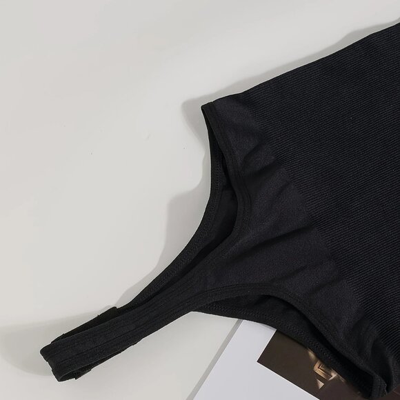 Black Thong Bodysuit Teddy XL - Picture 4 of 5